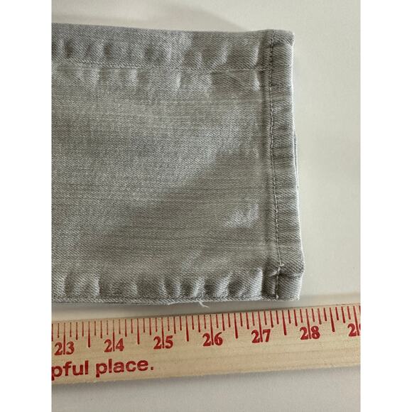 Eileen Fisher Sz 31x28 Gray Wash Organic Cotton Stretch Skinny Jeans Sustainable - Picture 7 of 9